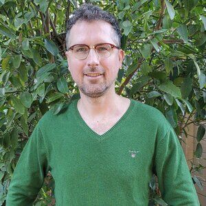 Gant knit sweater ivy mossy green vneck cotton medium